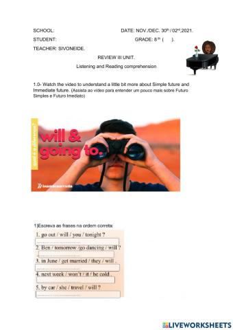 Assignment 8th III unit.