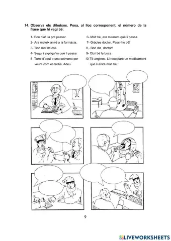 Els oficis - conversa amb el metge