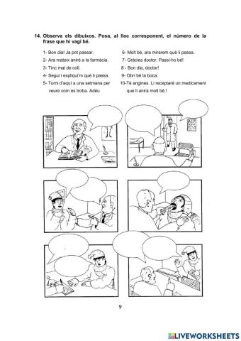 Els oficis - conversa amb el metge