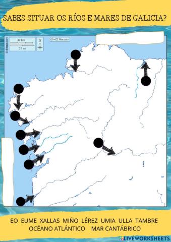 Ríos e mares de Galicia