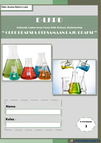 Laju Reaksi: Orde Reaksi & Persamaan Laju Reaksi