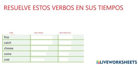 Una tarea que tengo que hacer :D