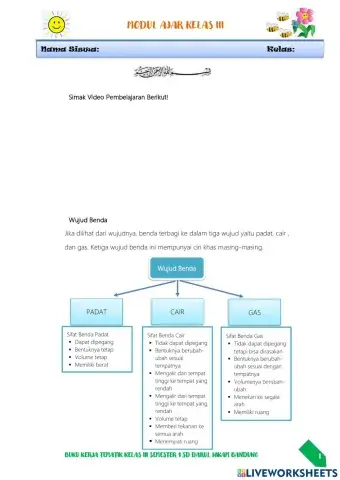 Wujud & Perubahan Benda