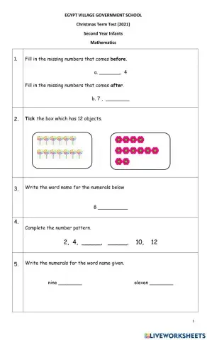 Mathematics Assessment