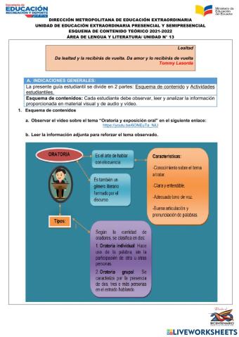 Sem 13. Oratoria y exposición oral