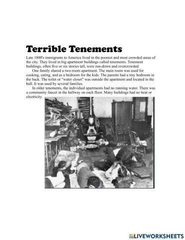 Terrible Tenements