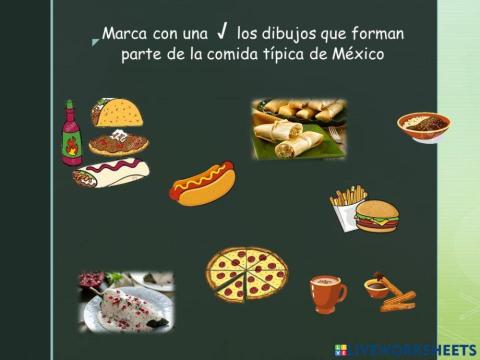 Comida típica mexicana
