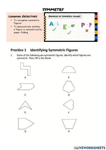 Identify Symmetric Figure