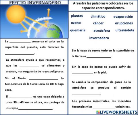 Efecto Invernadero págs. 22 y 23