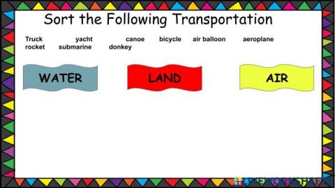 Modes of Transportation