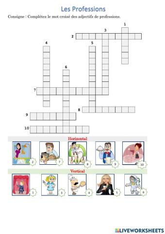 Vocabulaire des professions