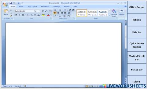 Windows 7 Office Word