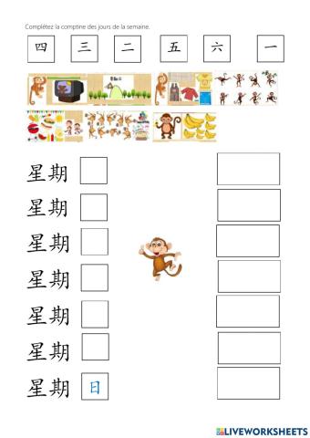 La comptine du singe