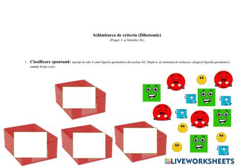 Schimbarea de criteriu (Dihotomie)