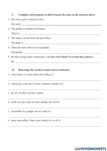 Grade 6 Midterm I test - 01