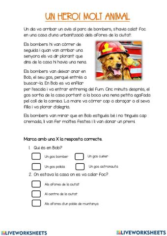 Un heroi molt animal