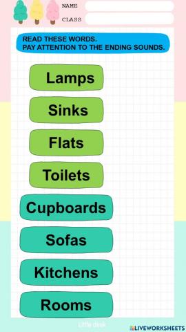 E6 Practise reading -s- and -z- sound