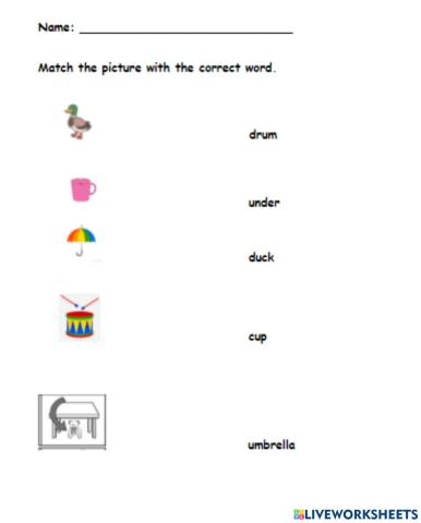 Jolly Phonics Letter U