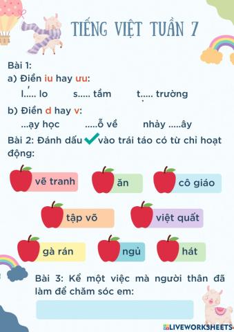 Tiếng Việt tuần 7
