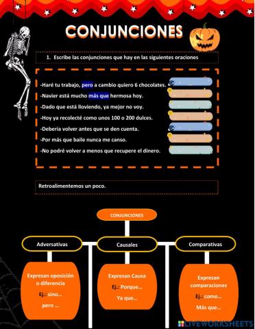 Conjunciones halloween