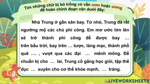Bài chính tả
