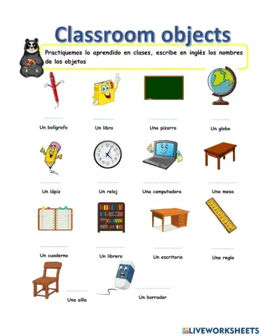 Classroom objects