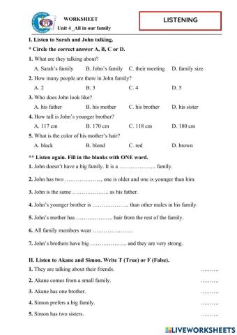 Comparison listening