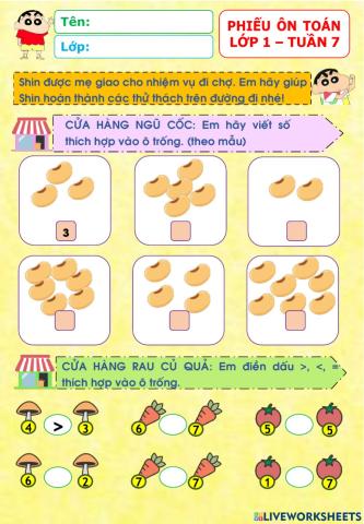 Ôn tập Toán - Tuần 7