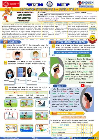 Let’s change OUR LIFESTYLE