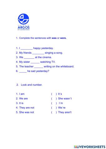 Was were-Contractions