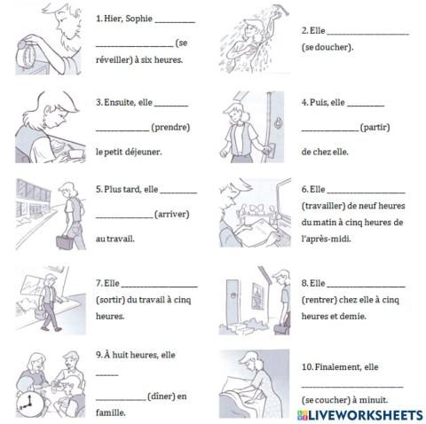 La journée de Sophie