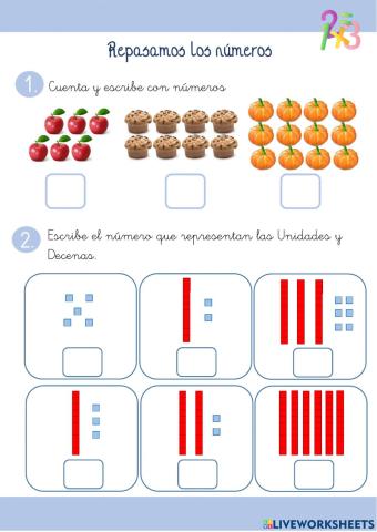 Repaso números y sumas