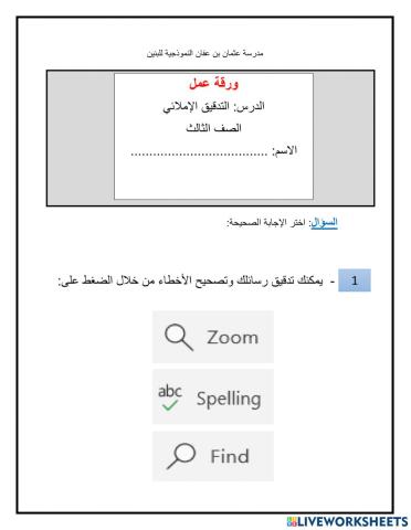 التدقيق الاملائي