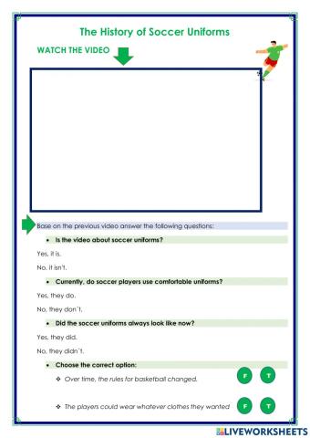 The History of Soccer Uniforms