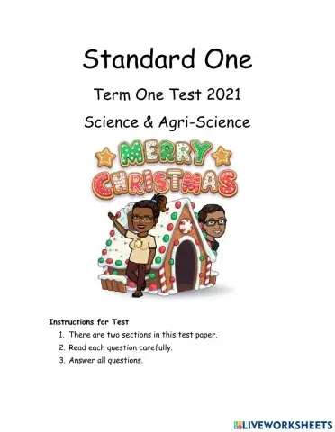 SCiENce-Agri Term 1 Standard 1
