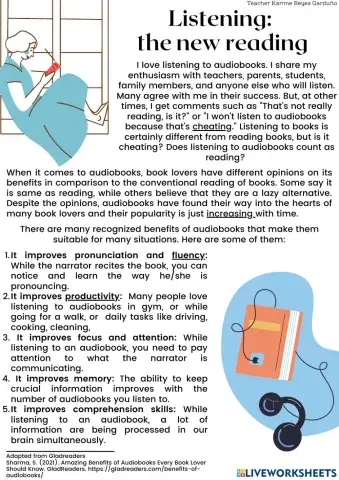 Audiobooks - Reading Comprehension