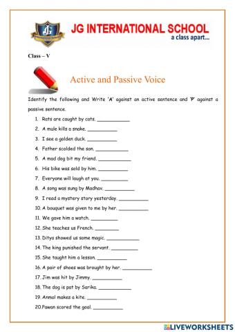 Active and Passive identification