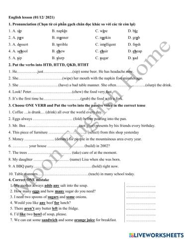 Grade 7- Eat like a pig