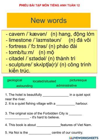 Unit 5- wonders of Viet Nam