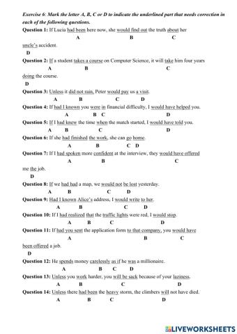 IF mistakes correction