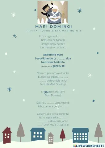 MARI DOMINGI Pirritx, Porrotx eta Marimotots