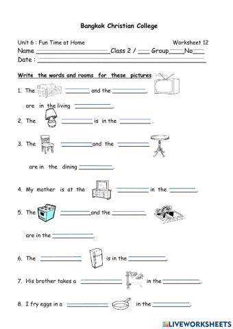 English 2 Unit6 WS12