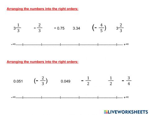 Calculating rational numbers 4