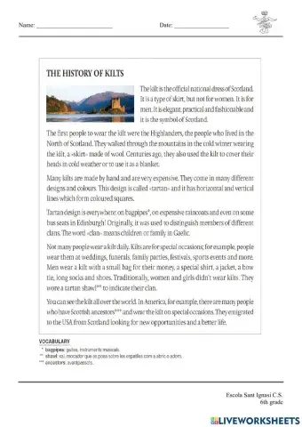 The history of kilts