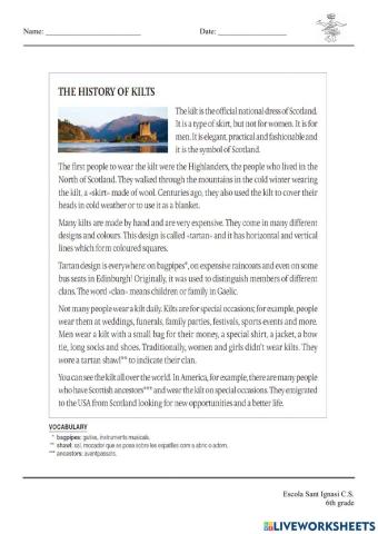 The history of kilts