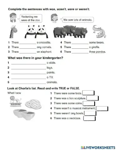 There was there were