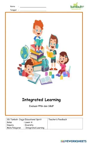 Integrated Learning-Evaluasi PPKn dan SBdP-isian singkat