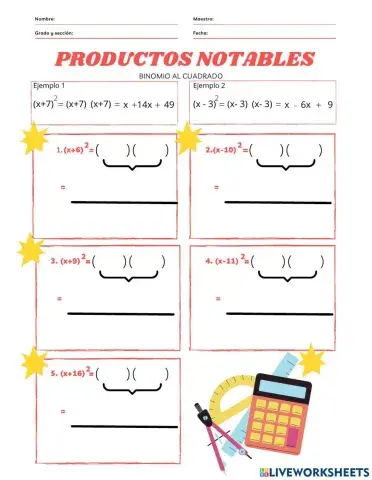 Prodctos notables