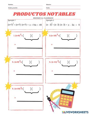 Prodctos notables