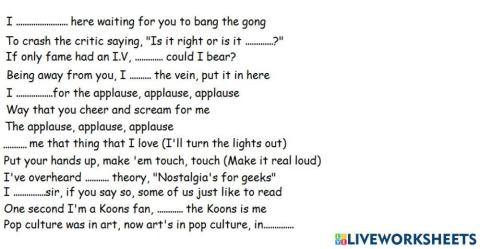 Applause lady gaga song